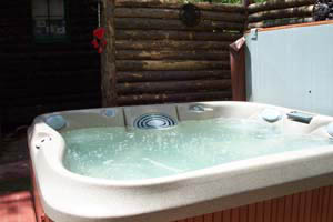 Outdoor hot tub